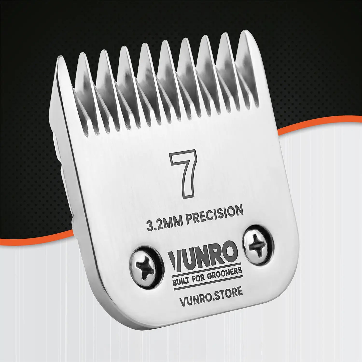 #7 Ceramic Skip Tooth Dog Clipper Blade (3.2mm) by VUNRO