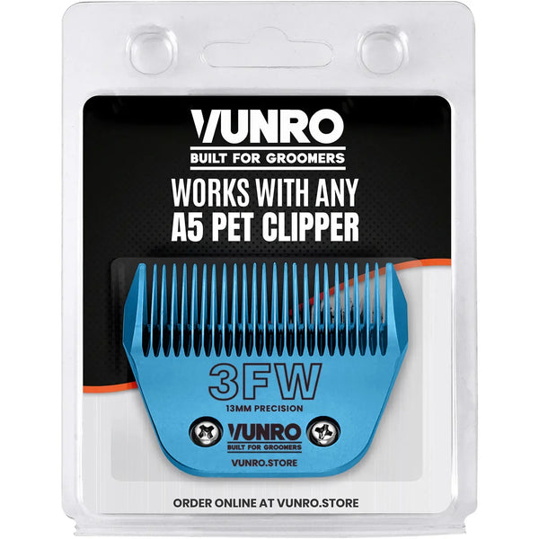 #3FW Wide Blue Steel Dog Clipper Blade (13 mm)